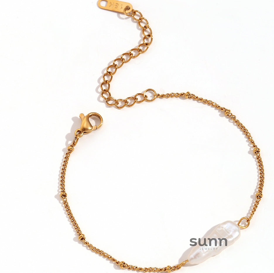 Abrianna Baroque Pearl Necklace Set [G8Y4NGNG]