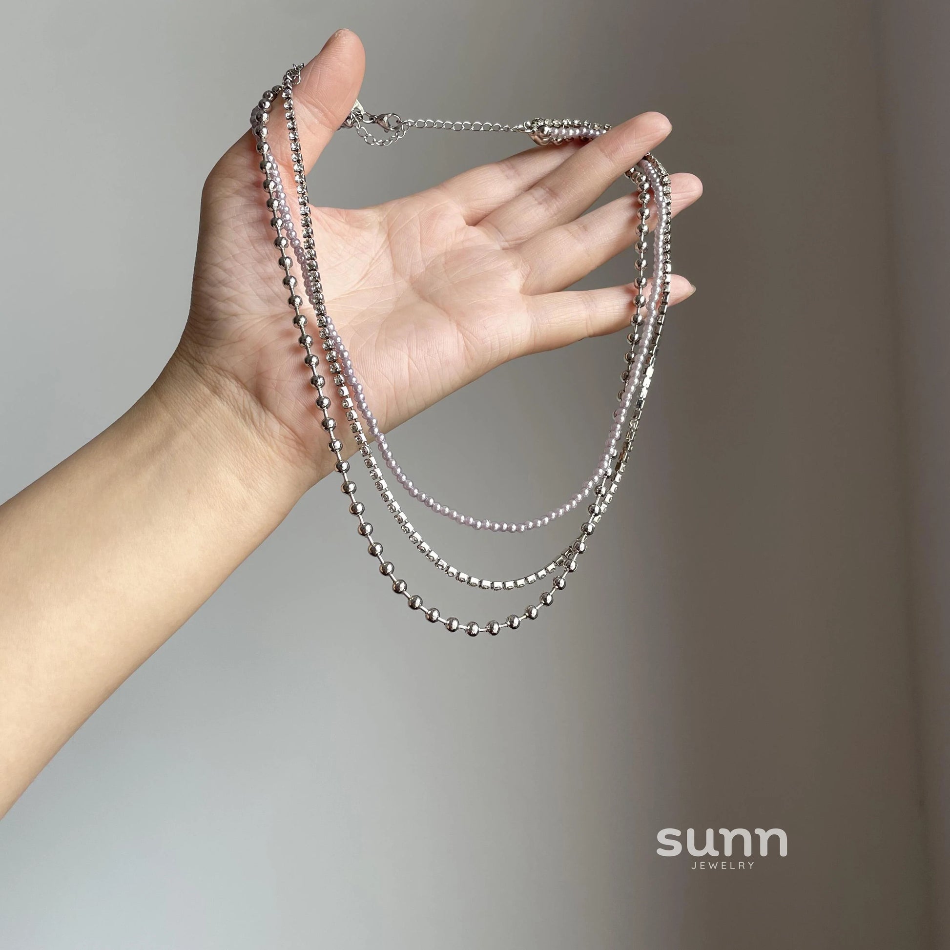 Acadia Layered Star Necklace Set
