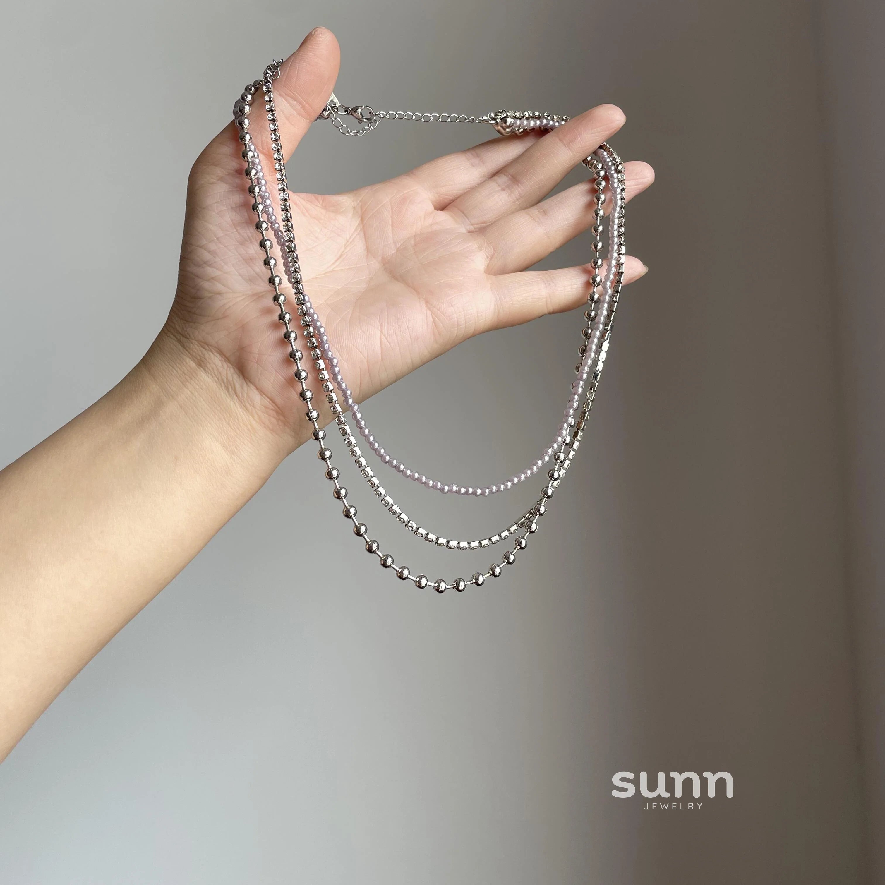 Acadia Layered Star Necklace Set