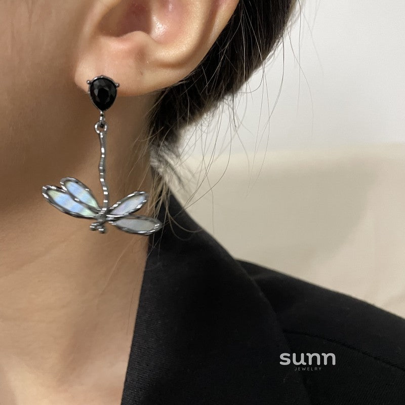 Adaeze Gunmetal Dragonfly Choker [V5WZSZGG]