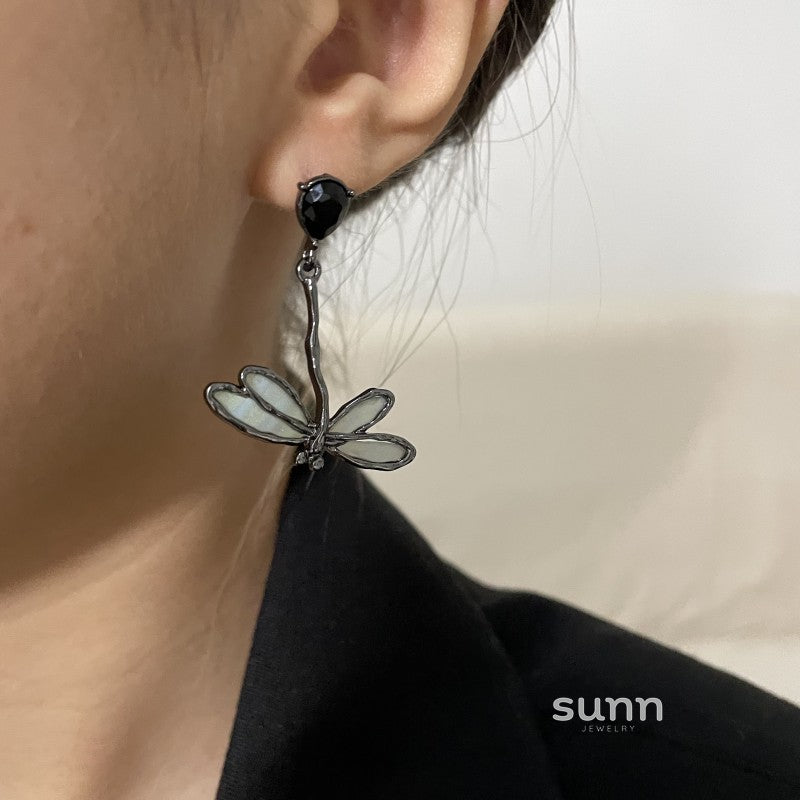 Adaeze Gunmetal Dragonfly Choker [ZPR0SEWX]