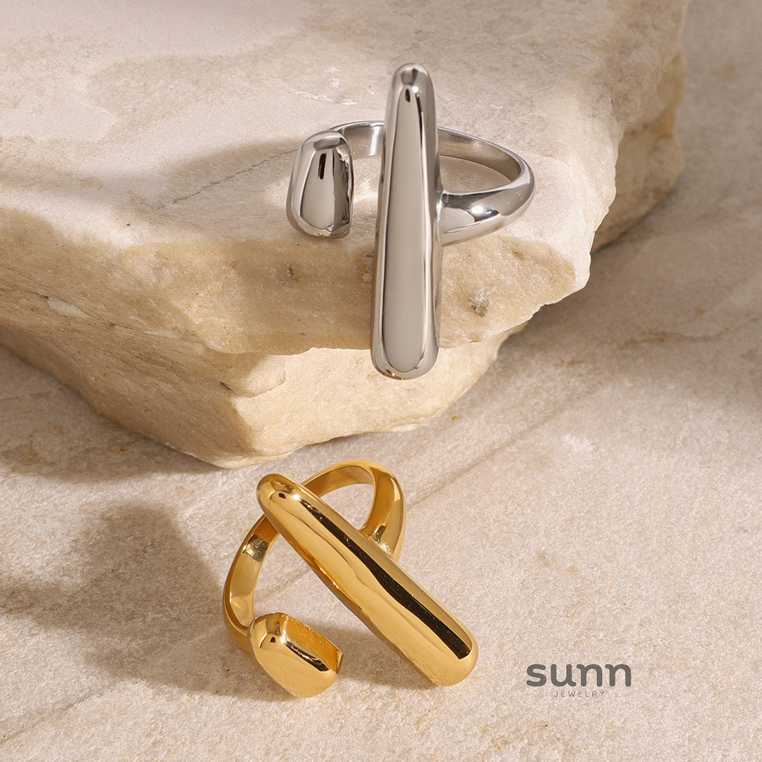 Adaia Sculptural Open Ring [PYCS01DS]