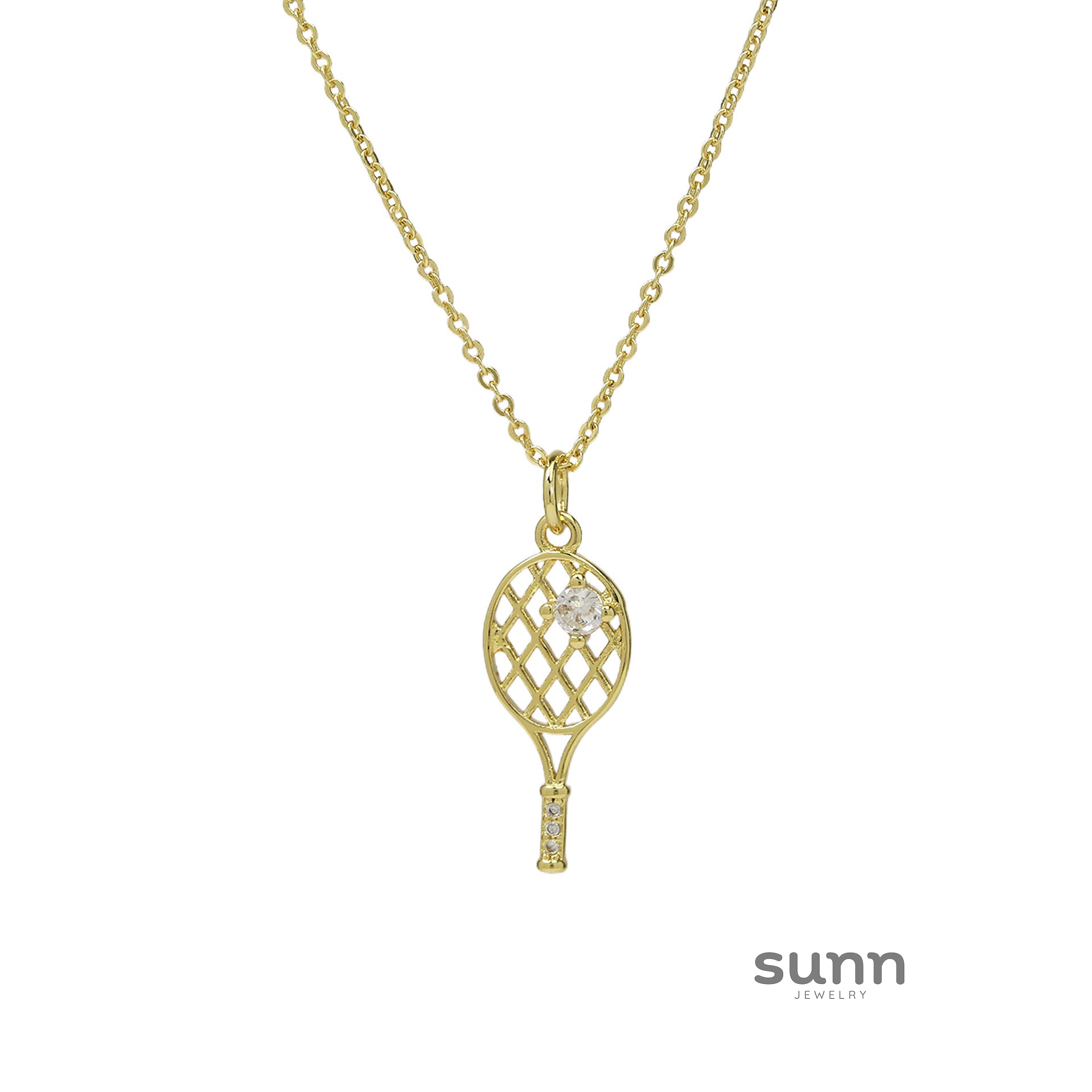 Adaia Zircon Charm Necklace [771EUVIA]