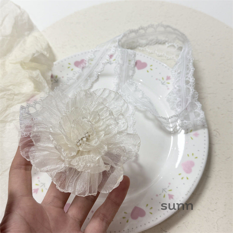 Adair Lace Camellia Choker [MJ7H1QEJ]