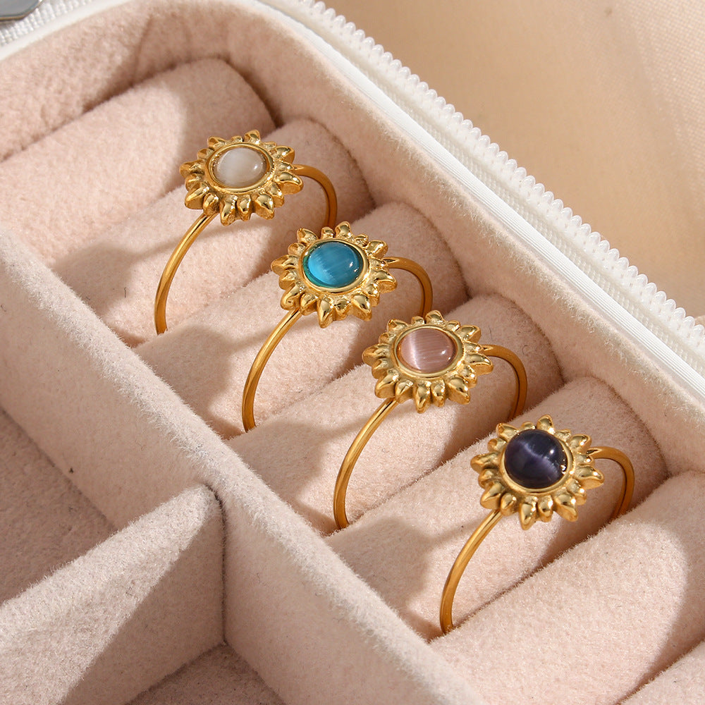 Adaleigh Celestial Sun Ring [2JKKS7KG]