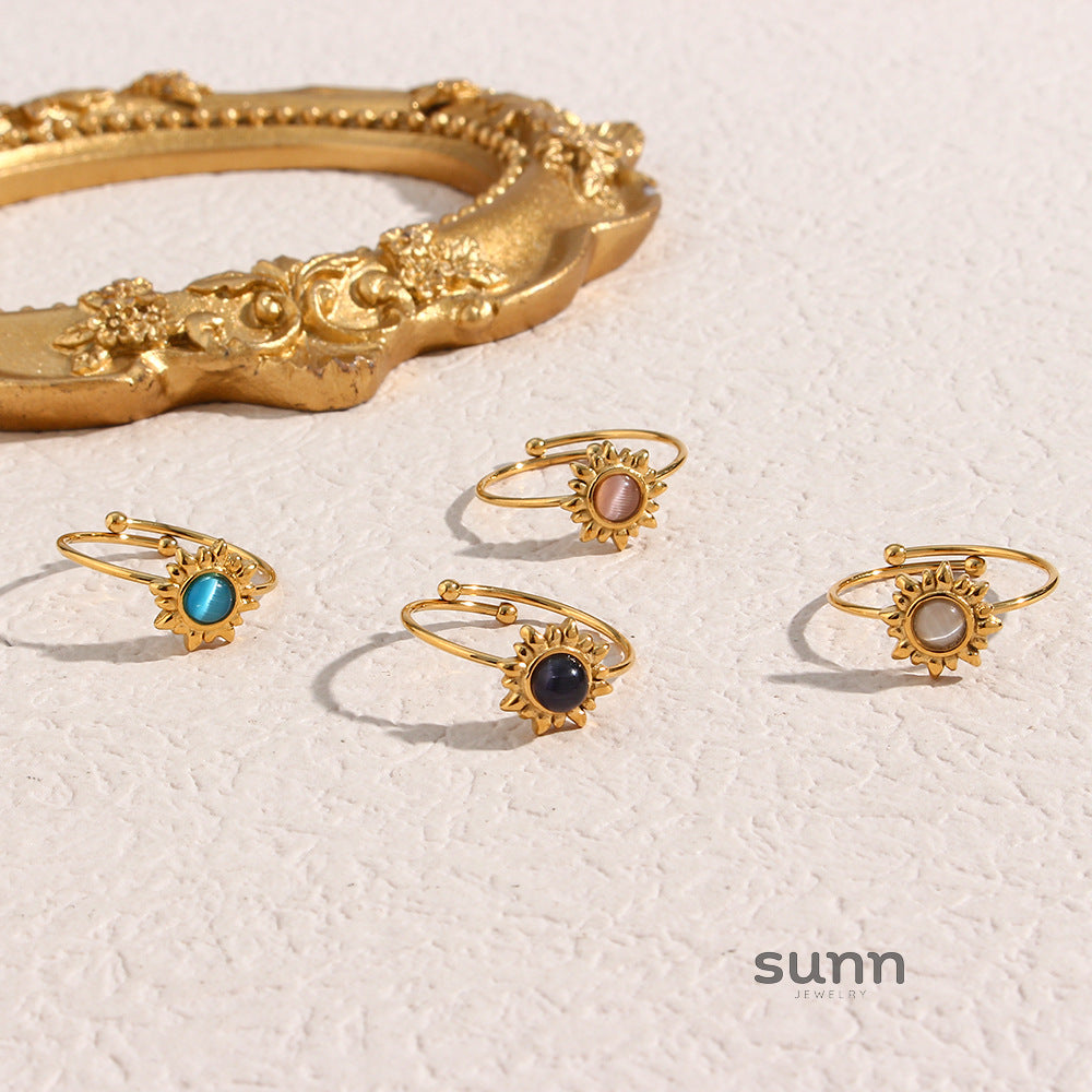 Adaleigh Celestial Sun Ring [2JKKS7KG]
