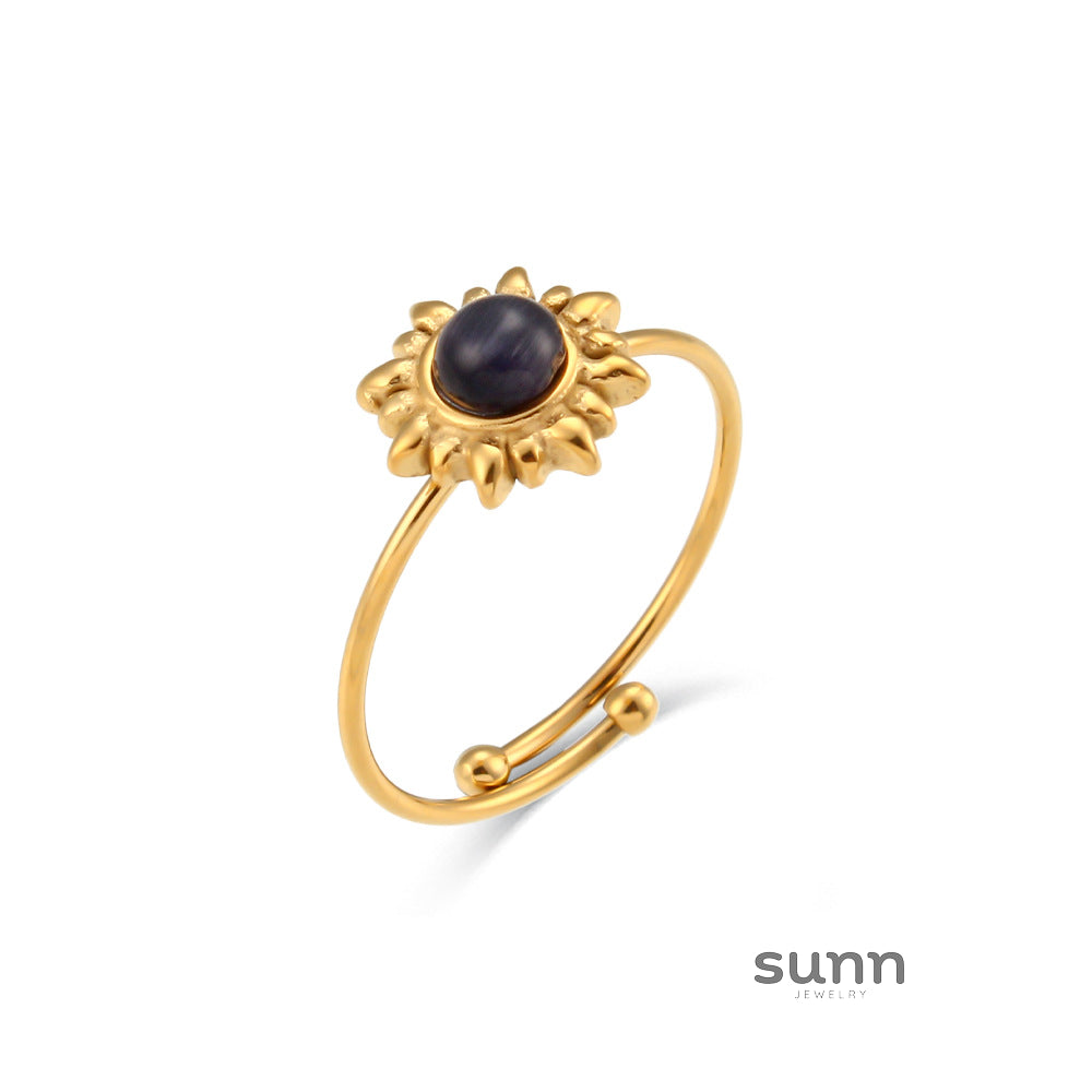 Adaleigh Celestial Sun Ring [73STVEHX]