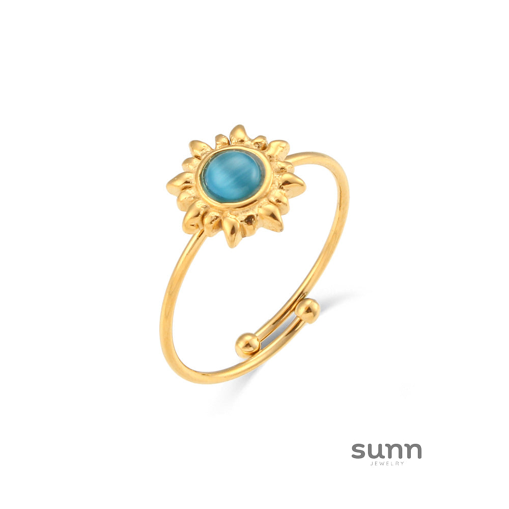 Adaleigh Celestial Sun Ring [KUAEGGS7]
