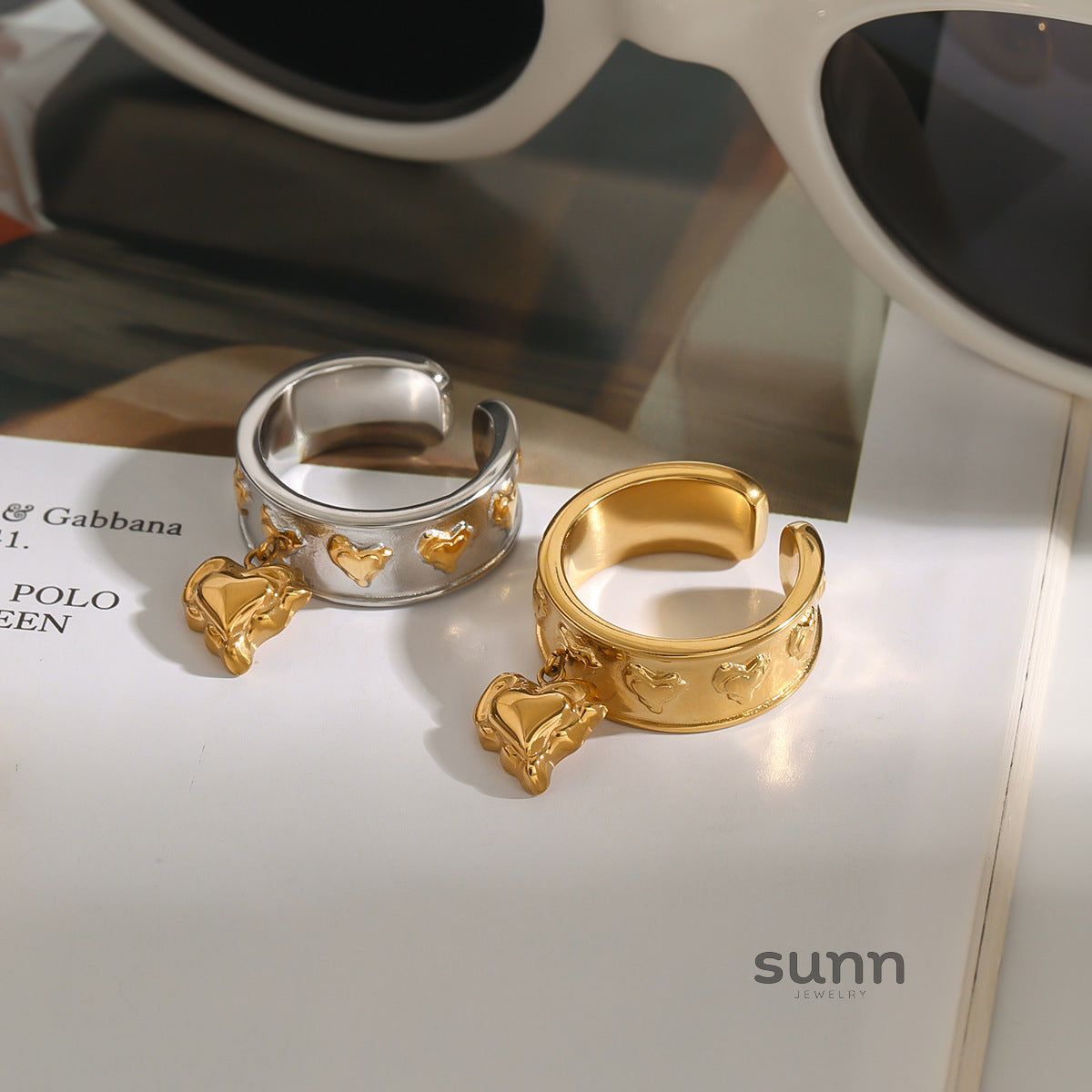 Adalin Stainless Love Ring [RLLOPCCF]