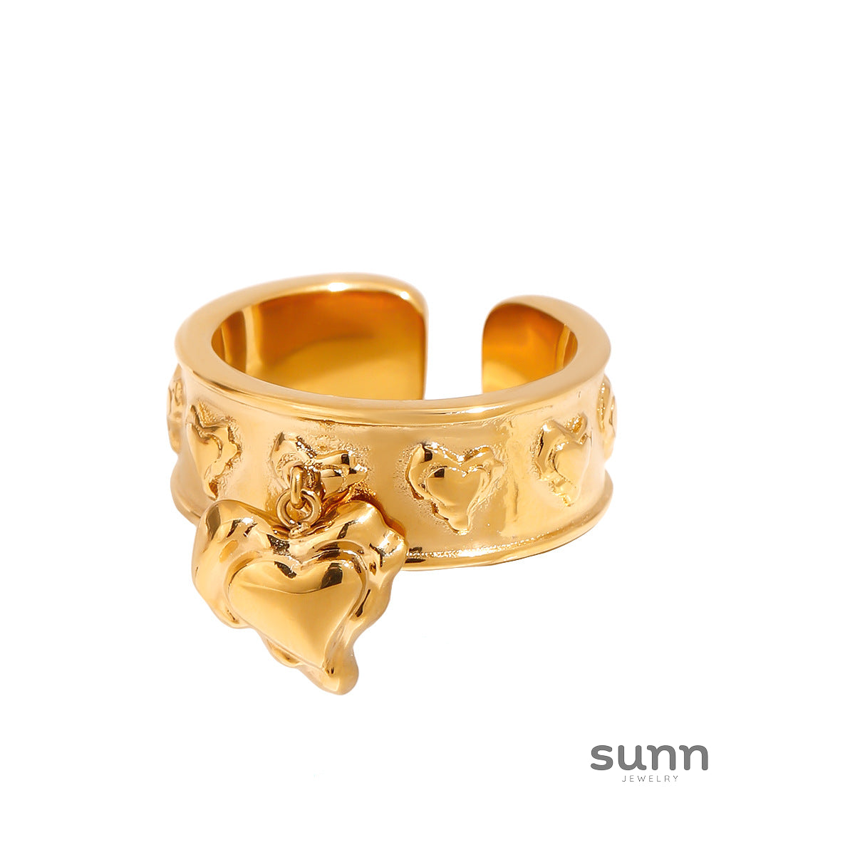 Adalin Stainless Love Ring [OTC8UIM8]