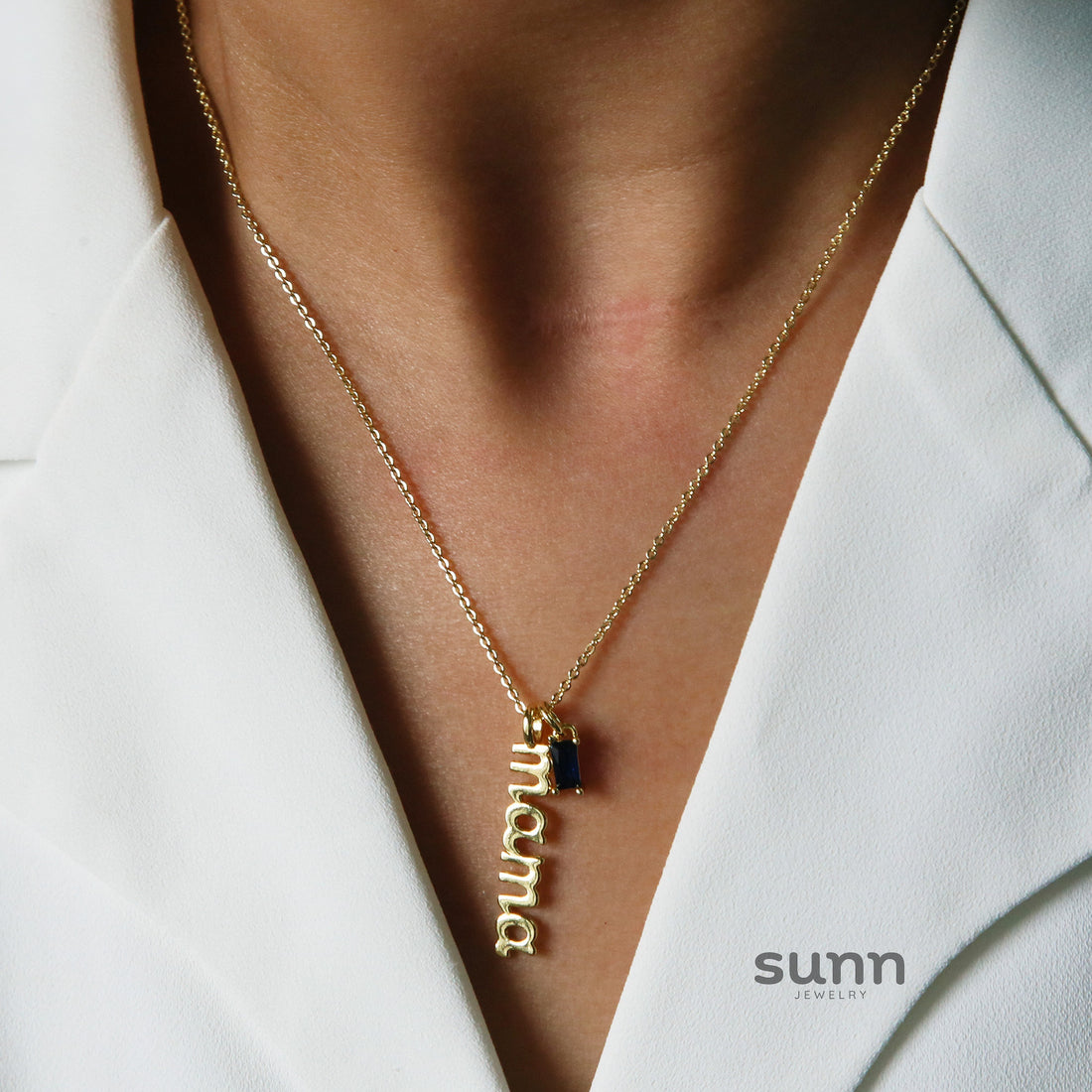 Adaly Birthstone Mom Pendant Necklace [HQ23XWBN]
