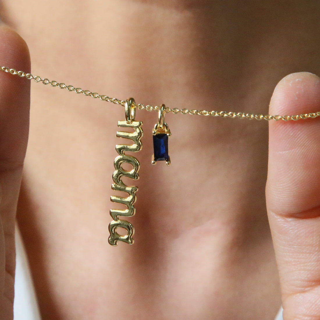Adaly Birthstone Mom Pendant Necklace [HQ23XWBN]