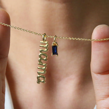Adaly Birthstone Mom Pendant Necklace [HQ23XWBN]
