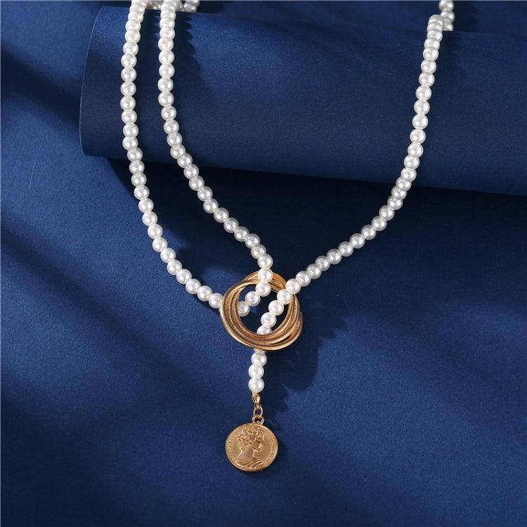 Addalyn Geometric Pearl Necklace [81WMRJ3R]