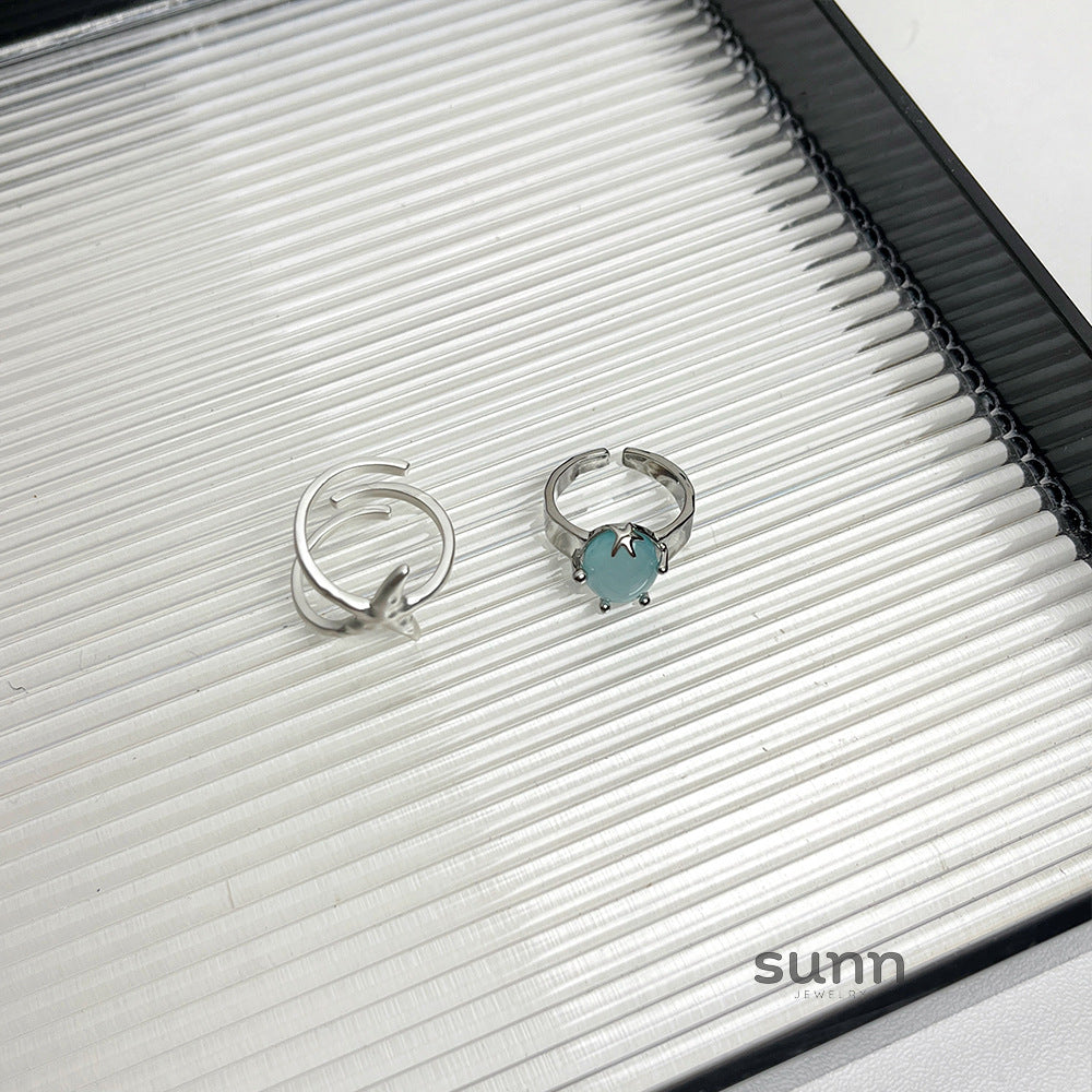 Addelynn Aquamarine Starfish Ring [AZKXU3AT]