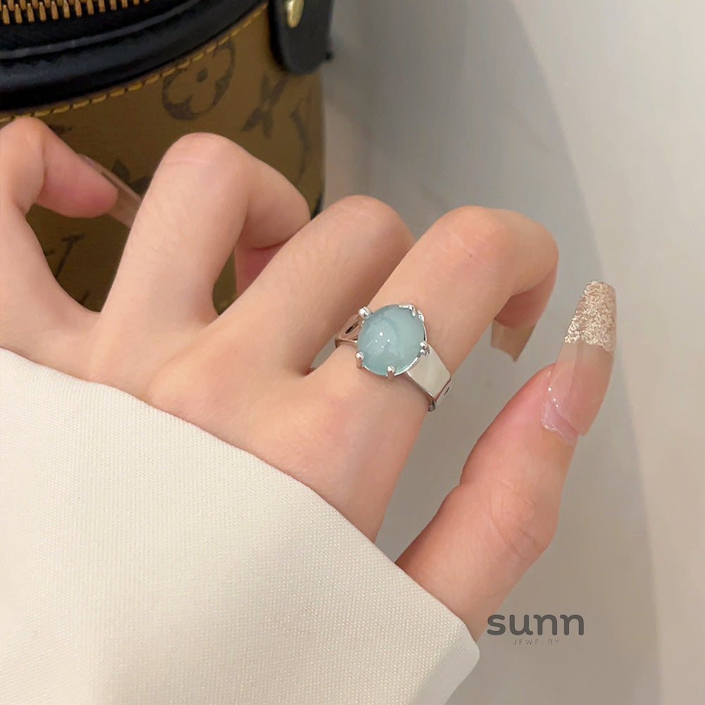 Addelynn Aquamarine Starfish Ring [3I6L6LFM]