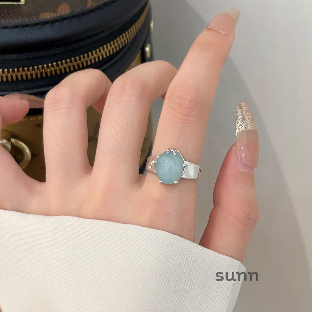 Addelynn Aquamarine Starfish Ring [9XKSMXIC]