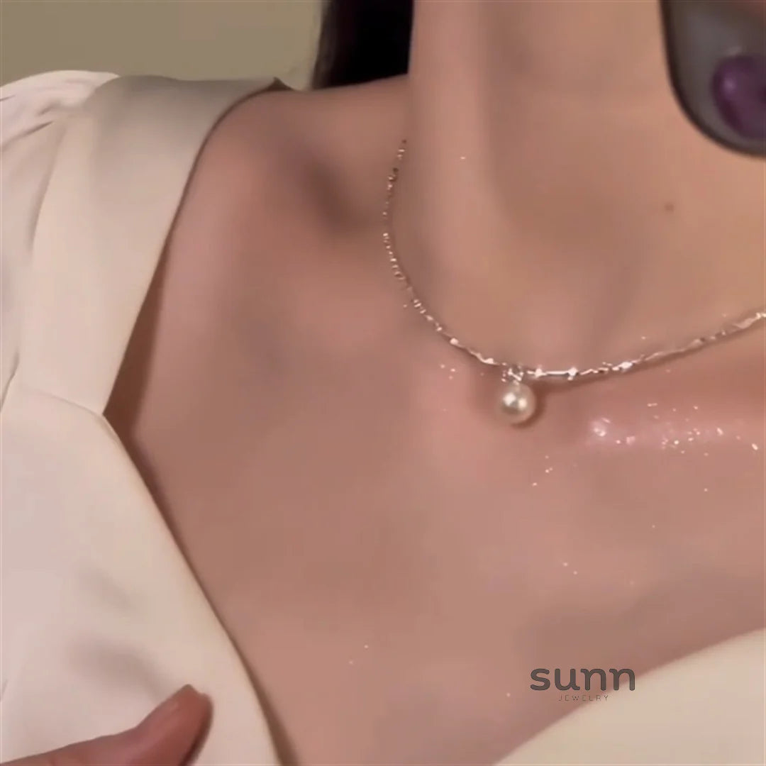 Addilynne Irregular Pearl Choker