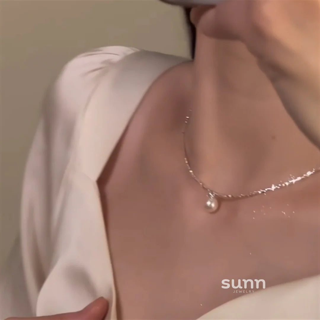 Addilynne Irregular Pearl Choker