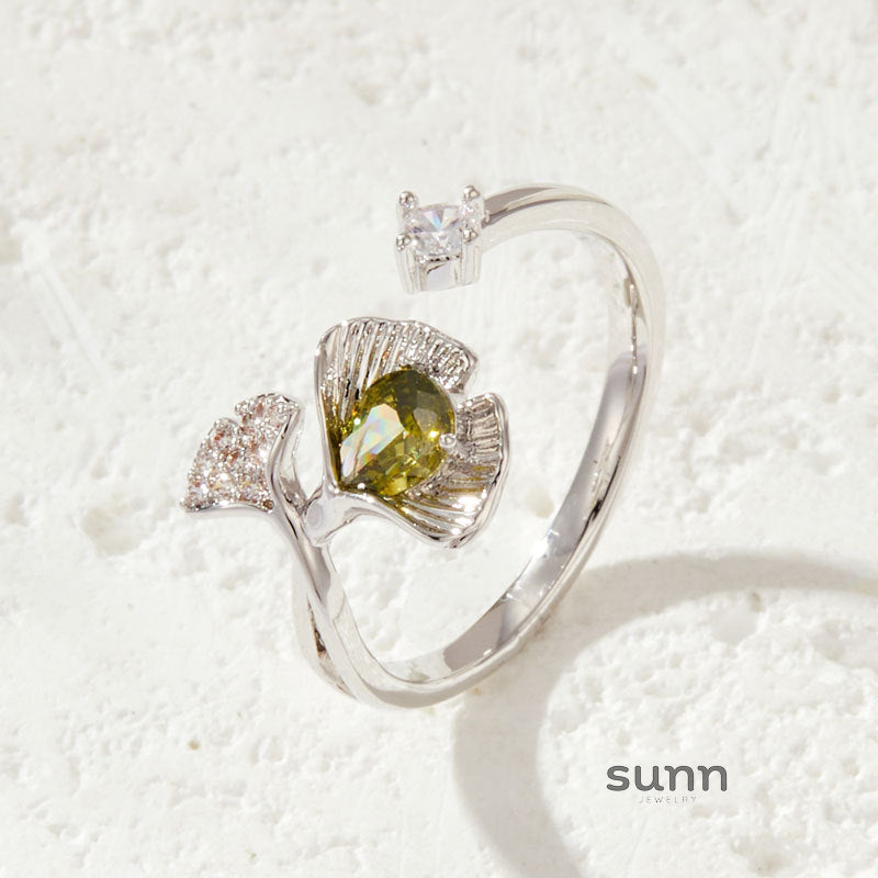 Addisyn Delicate Ginkgo Ring [OYFTTTJK]