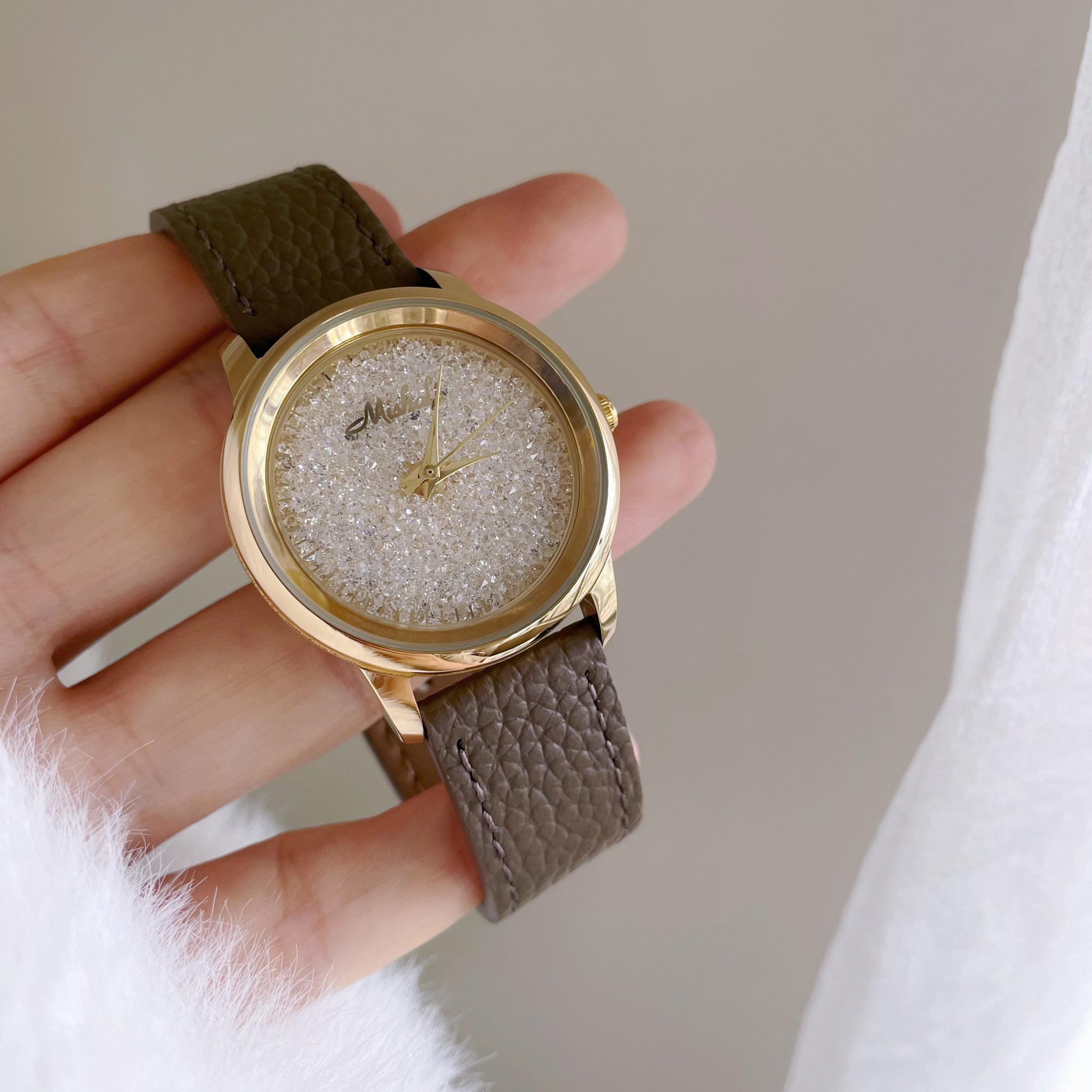 Addysen Starlight Leather Watch [M4269NYP]