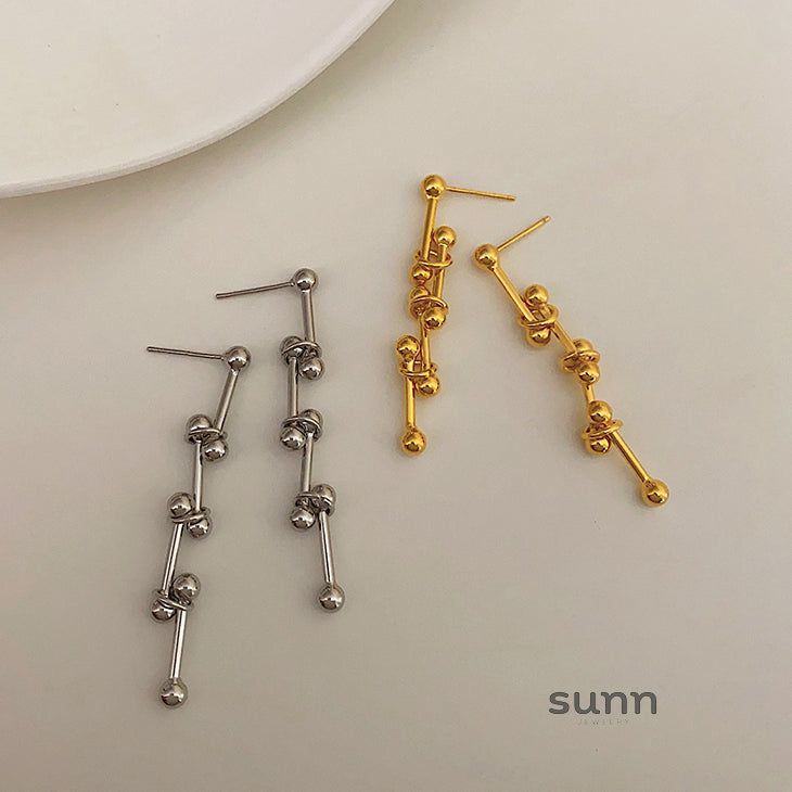Adeena Curved Drop Earrings [5RDQ30K0]