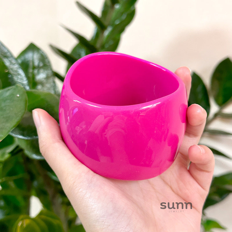 Adeena Macaron Gradient Bangle [MRGR993R]