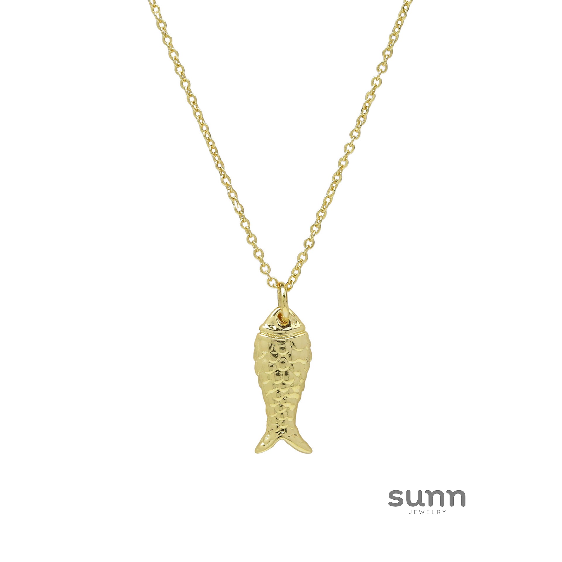 Adela Tropical Fish Pendant Necklace [7P3OU5JZ]