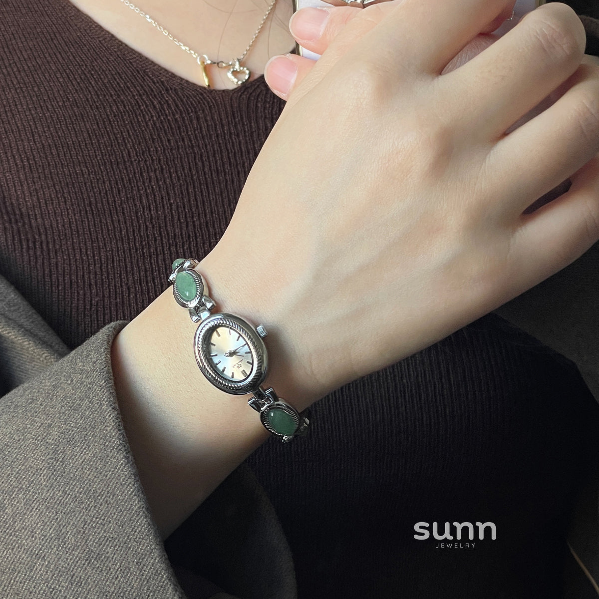 Adeleine Refined Oval Watch [OBVV7HB3]