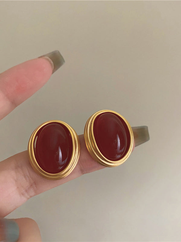 Adelene Acrylic Pearl Drop Earrings [JK7BKDRD]