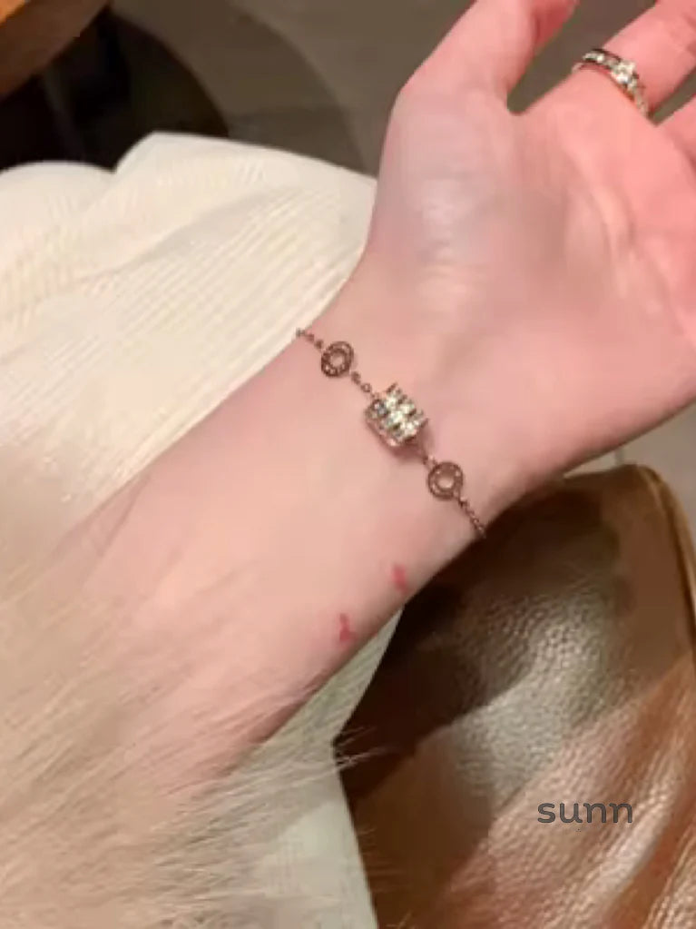 Adelene Rose Gold Bracelet Set