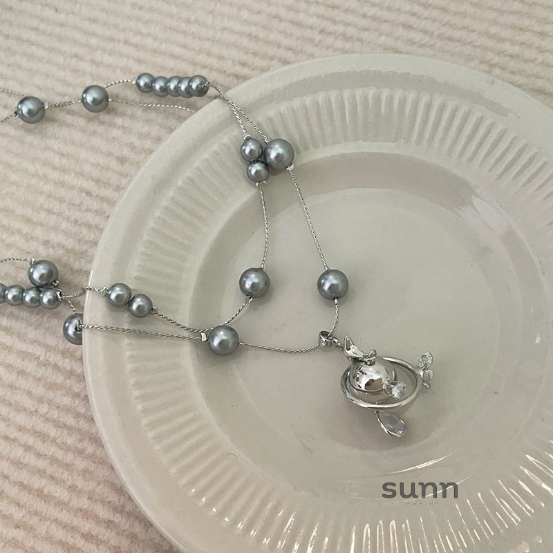 Adelina Celestial Layered Necklace [HVJ0OABF]