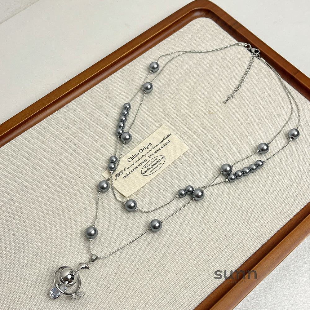 Adelina Celestial Layered Necklace [L0W02HBP]