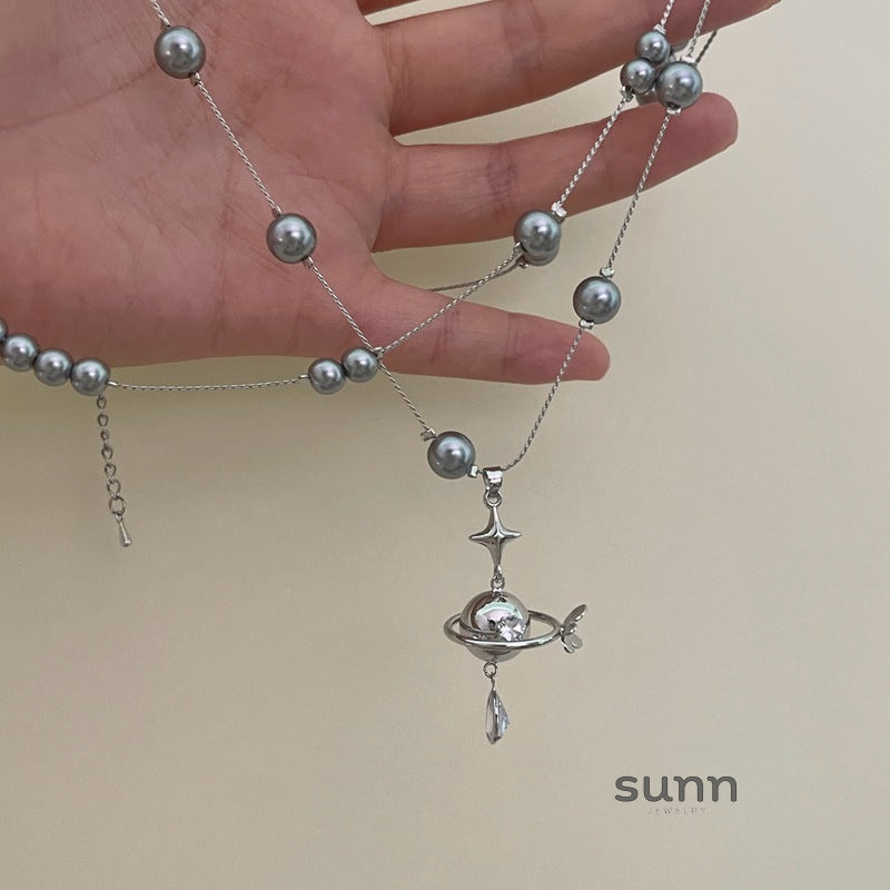 Adelina Celestial Layered Necklace [7OWLXIP4]