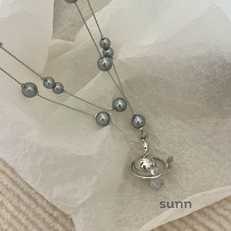 Adelina Celestial Layered Necklace [K5IXFBHB]