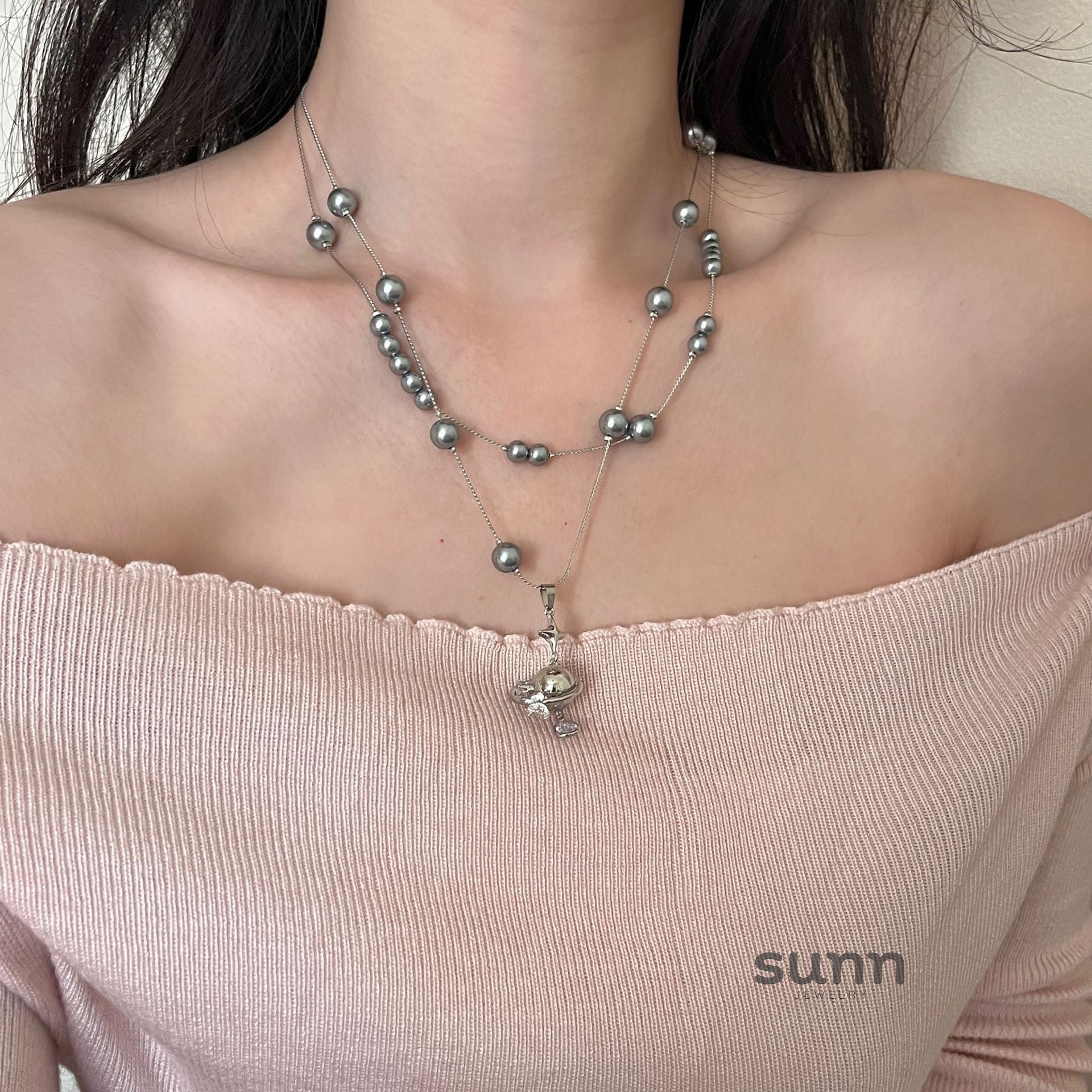 Adelina Celestial Layered Necklace [SIAOTGKV]