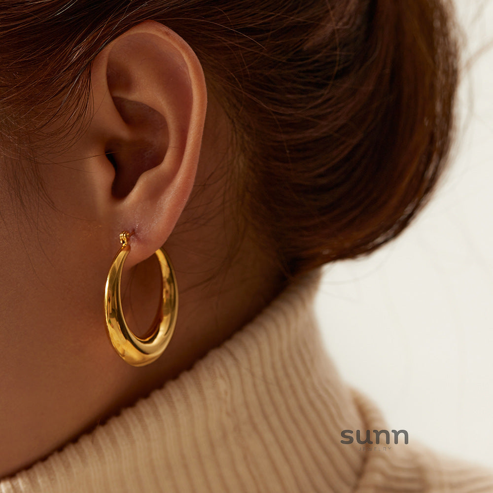 Adelynne Gold Irregular Earrings [786QULMJ]