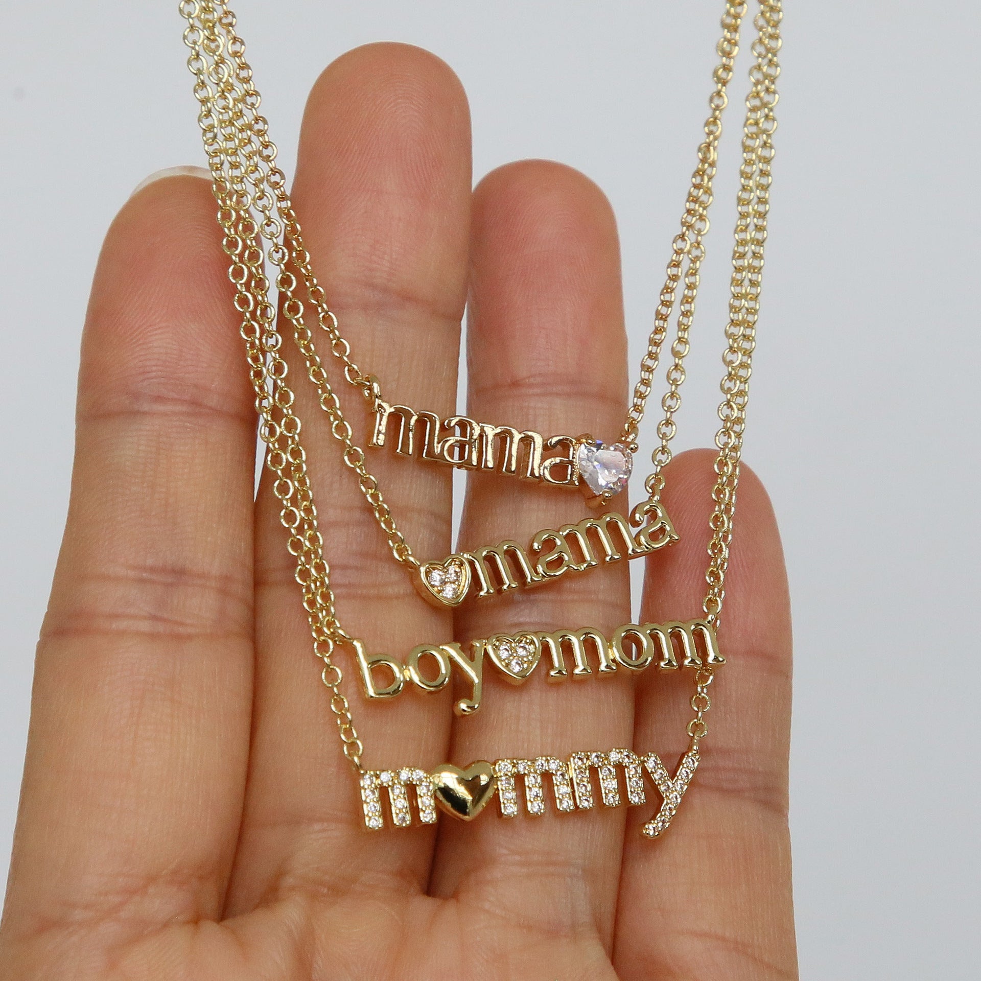 Adhya Sentimental Charm Necklace [NI9B9P14]