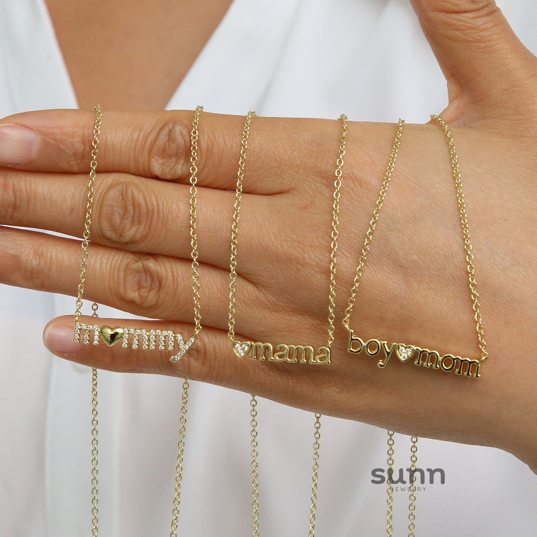 Adhya Sentimental Charm Necklace [NI9B9P14]