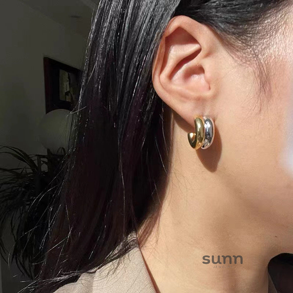 Adilee Layered Hoop Earrings [ESOMYJ5O]