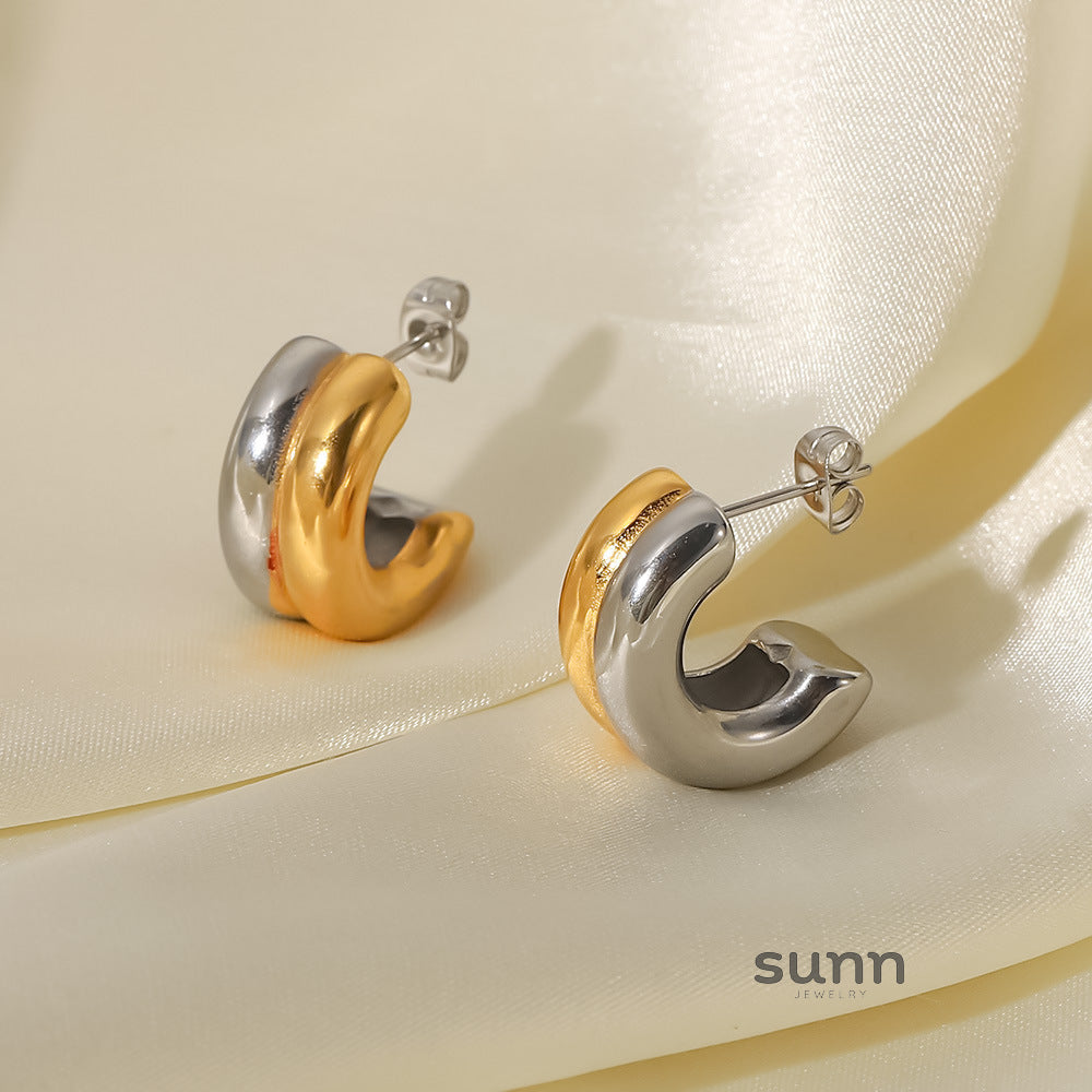 Adilee Layered Hoop Earrings [WZHS491R]