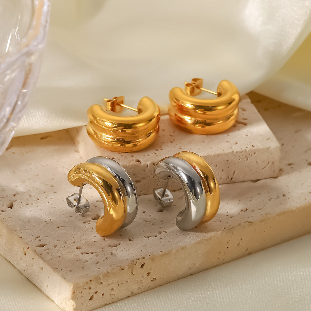 Adilee Layered Hoop Earrings [ESOMYJ5O]