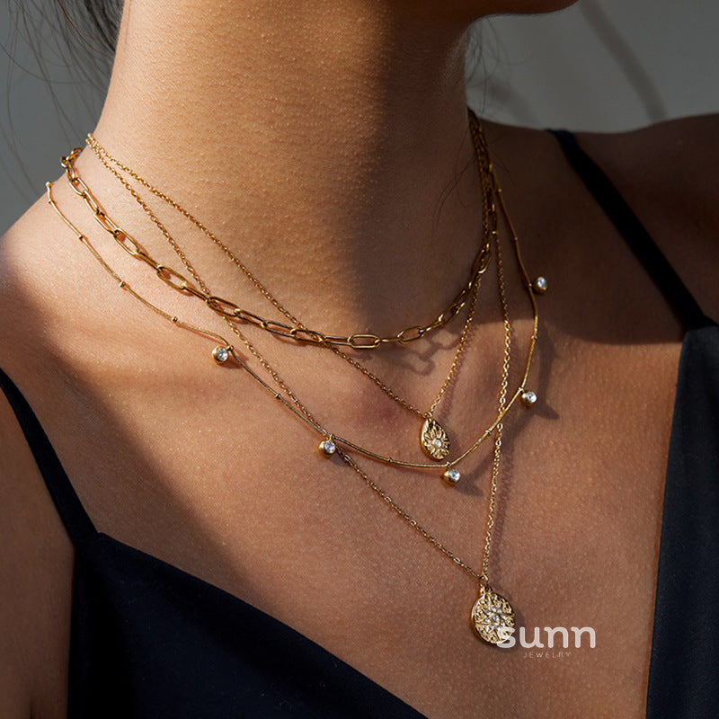Adilene Stellar Pendant Necklace [HRMGENBA]