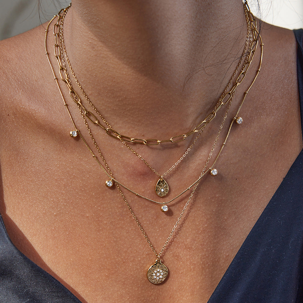 Adilene Stellar Pendant Necklace [HRMGENBA]