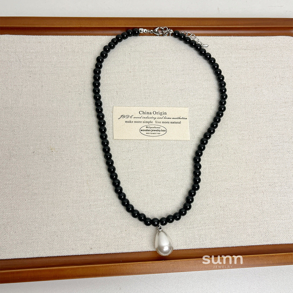 Adilynn Beaded Pearl Necklace [18JNXWAT]