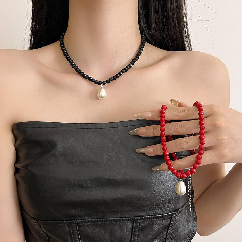 Adilynn Beaded Pearl Necklace [X22QFB9V]