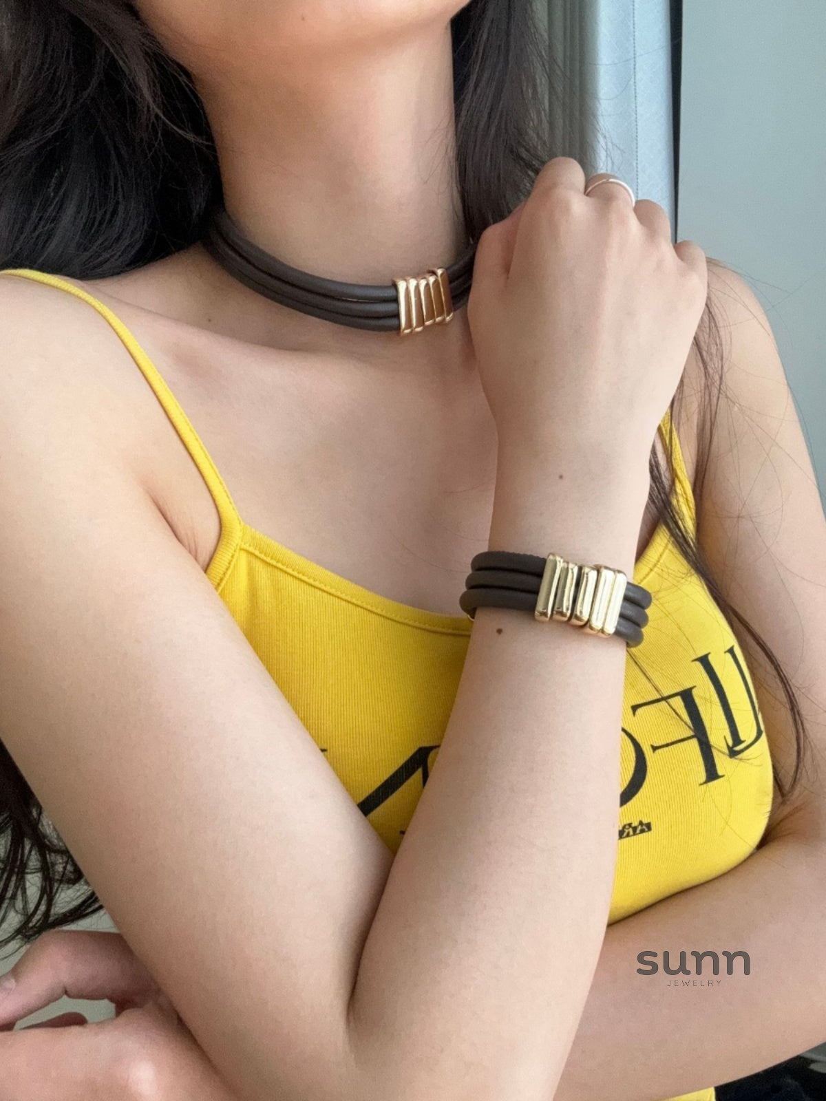 Adina Edgy Geometric Choker [N47SZFW9]