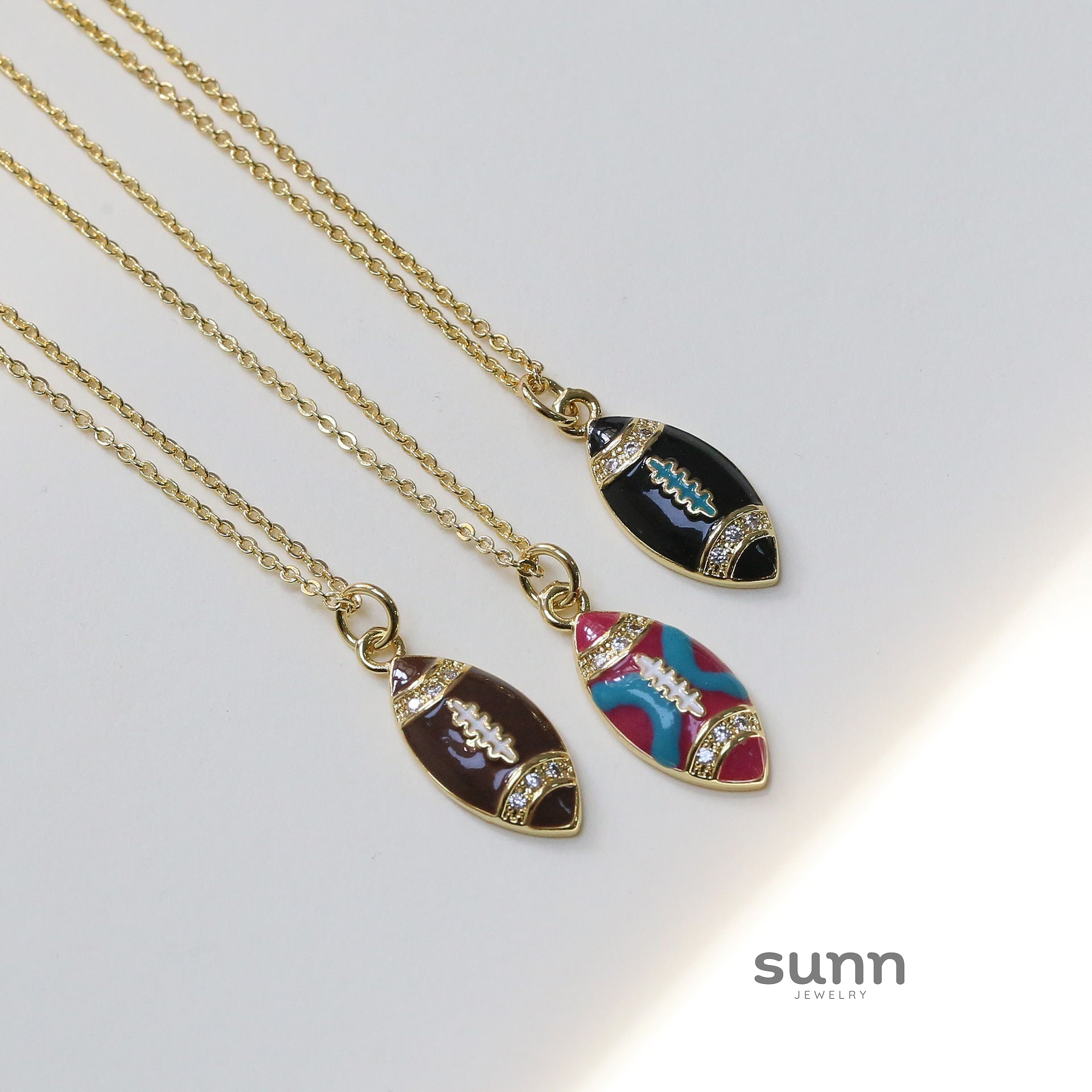 Adina Gold Sports Necklace [4QXQ06MG]