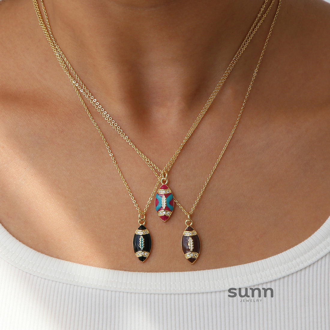 Adina Gold Sports Necklace [7WFKT9ND]