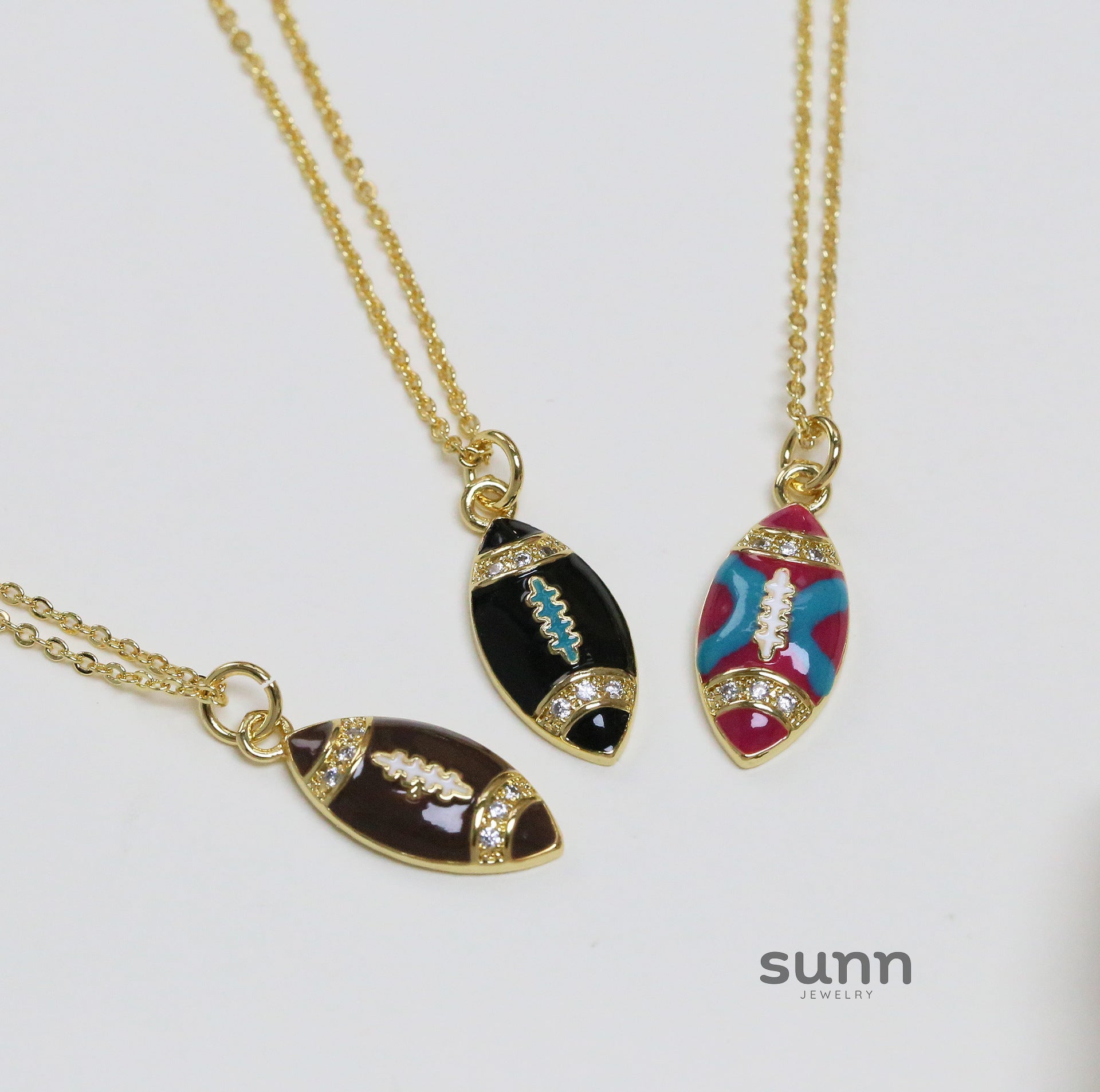 Adina Gold Sports Necklace [FLZDDEY4]